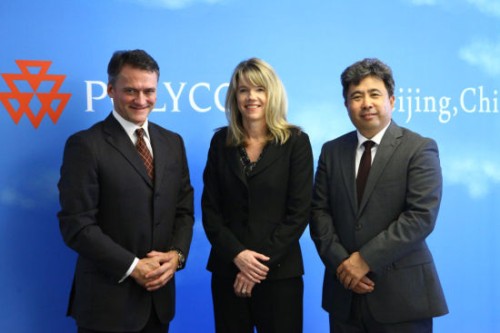 Polycom̫^(q)ձȺޅ^(q)Hansjoerg Wagner (һ)PolycomȫNۈ(zh)иTracey Newell()PolycomЇ^(q)(jng)(һ)